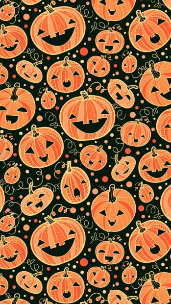 Happy Halloween iPhone Background.