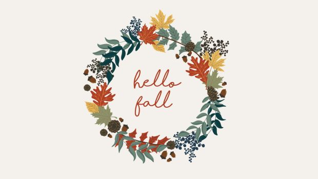 Hello Fall Wallpaper 1080p.