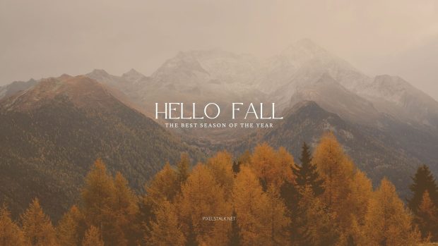 Hello Fall Wallpaper HD.