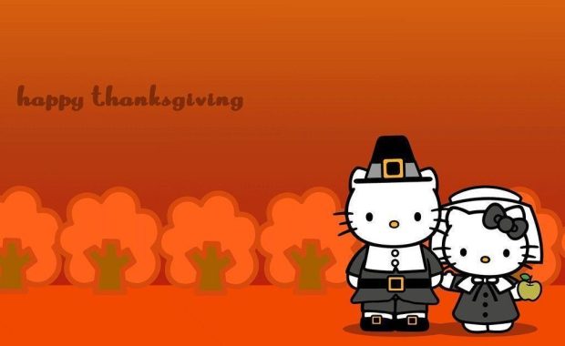 Hello Kitty Thanksgiving Wallpapers Desktop.
