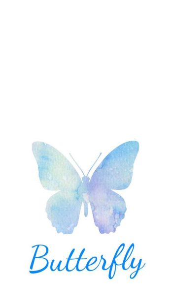 Hot Aesthetic Butterfly Background.