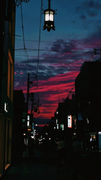 Japan Aesthetic Phone 4K Wallpaper.