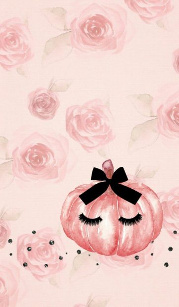 Kawaii Pumpkin Thanksgiving Wallpaper.