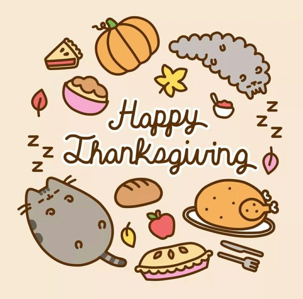 Kawaii Thanksgiving for Desktop Wallpaper (2).