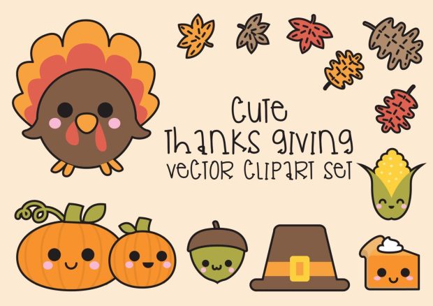 Kawaii Wallpaper for Thanksgiving .