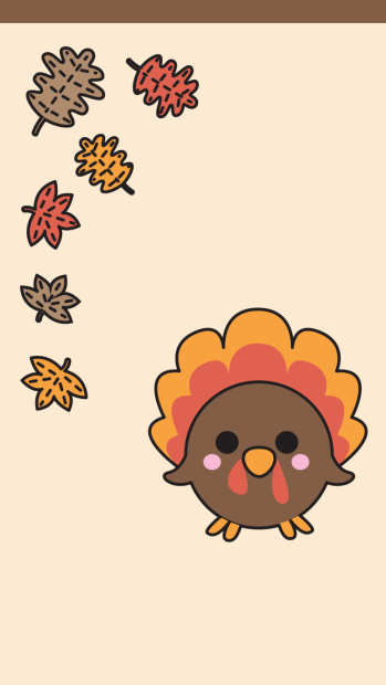 Kawaii Wallpaper for Thanksgiving Free (1).