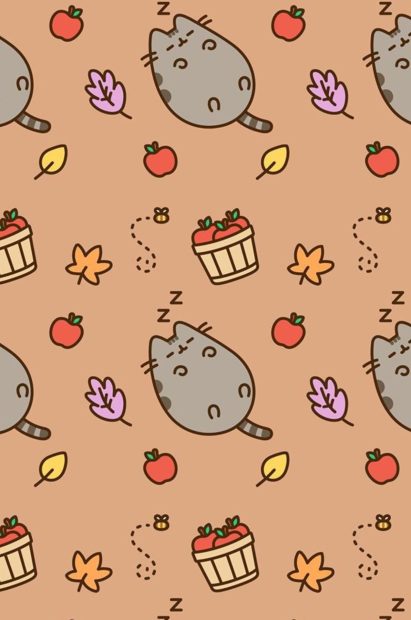 Kawaii iPhone Wallpaper for Thanksgiving.