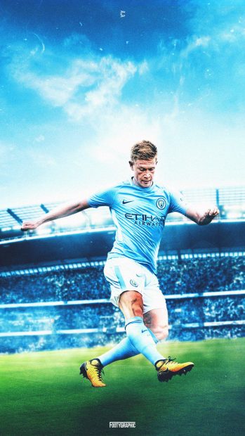 Kevin De Bruyne iPhone Wallpaper 1.