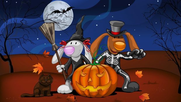 Kids Halloween Backgrounds 1080p.