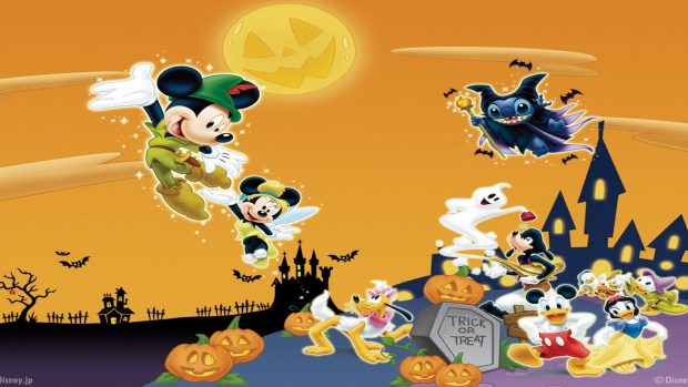 Kids Halloween Desktop Picture.