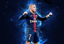 Kylian Mbappé HD Wallpaper.