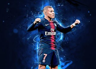 Kylian Mbappé HD Wallpaper.