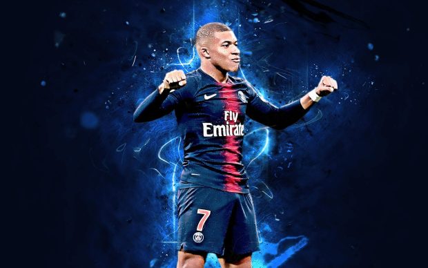 Kylian Mbappé HD Wallpaper.