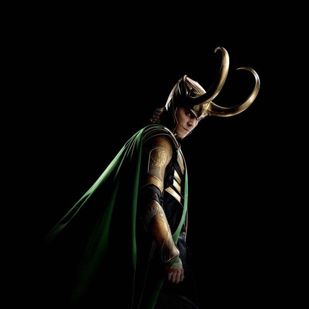 Loki Avengers Movie Role iPad Wallpaper.