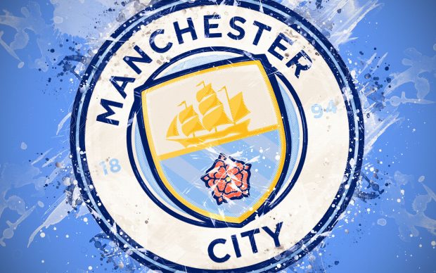 Manchester City Logo 4K Wallpaper 2.