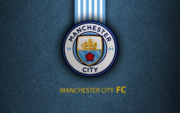 Manchester City Logo 4K Wallpaper 3.