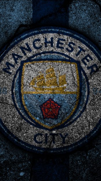 Manchester City Logo iPhone Wallpaper 1.