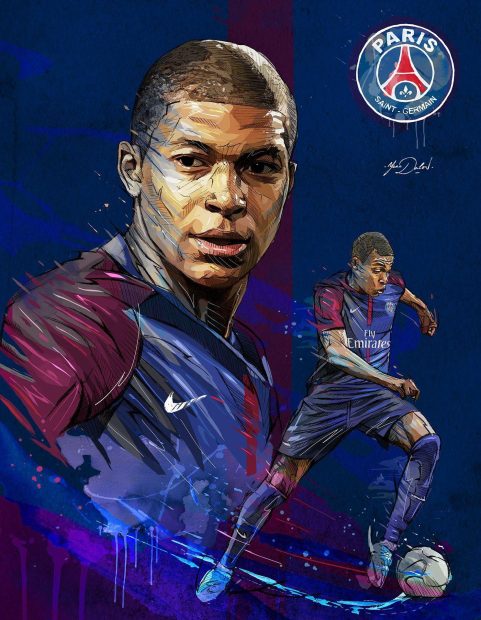 Mbappe PSG Andorid Wallpaper 3.