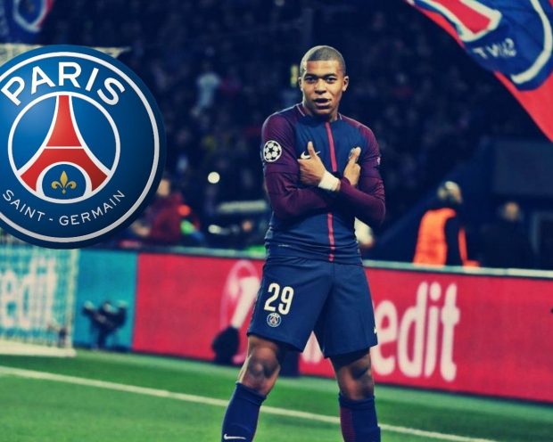 Mbappe PSG Football Star Desktop Wallpaper 4.