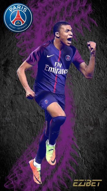 Mbappe PSG iPhone Wallpaper HD 3.