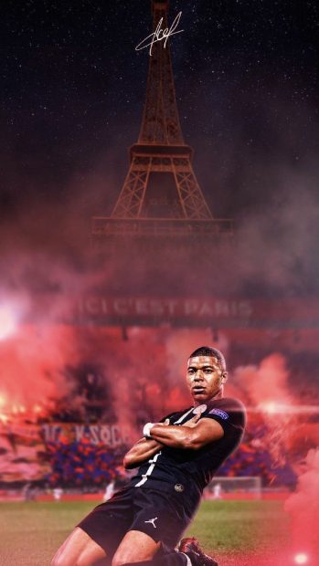 Mbappe PSG iPhone Wallpaper HD 4.