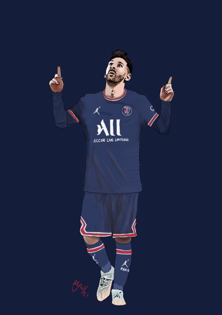Messi PSG for iPhone (1).