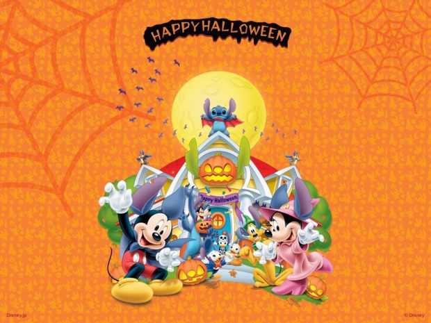 Mickey Halloween Computer Wallpaper HD.