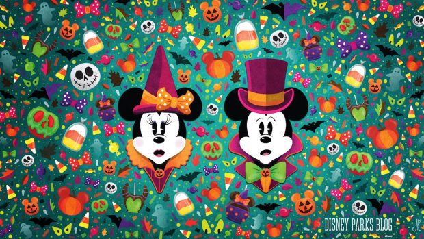 Mickey Halloween Wallpaper.