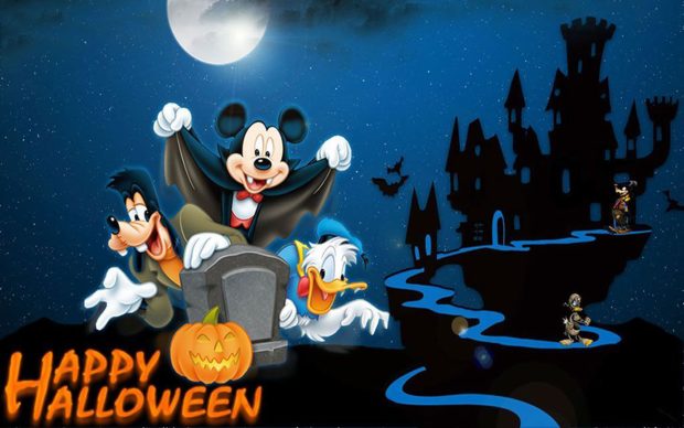 Mickey Halloween Wallpaper for Desktop.