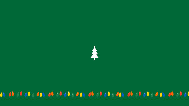 Minimalism Christmas 4K Wallpaper.