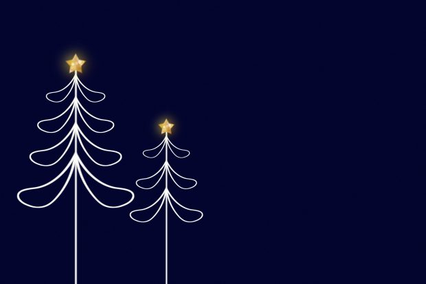 Minimalism Christmas Image.