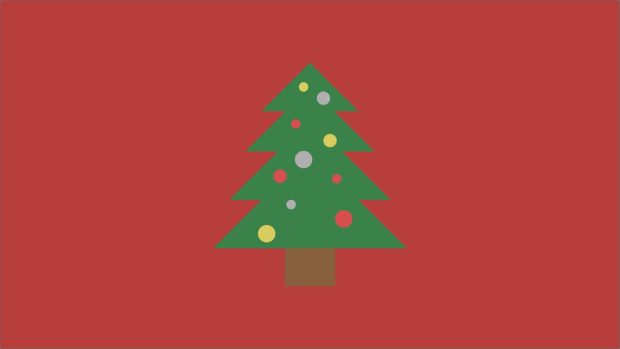 Minimalism Christmas Wallpaper for Mac.