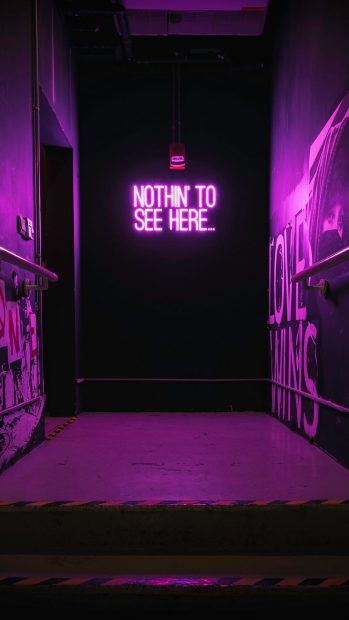 Neon Pink Aesthetic Image.