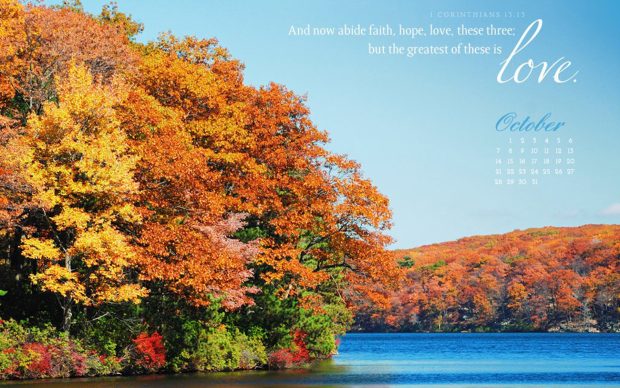 New Christian Fall Background.