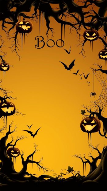 New Cute Halloween iPhone Backgrounds.