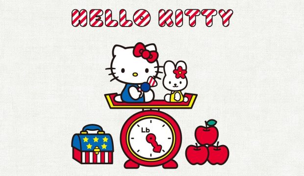 New hello kitty on Thanksgiving wallpaper.