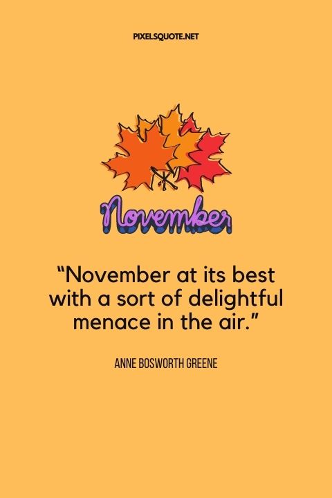 November Quotes 
