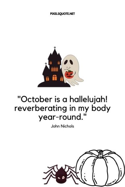 October Quotes Image .