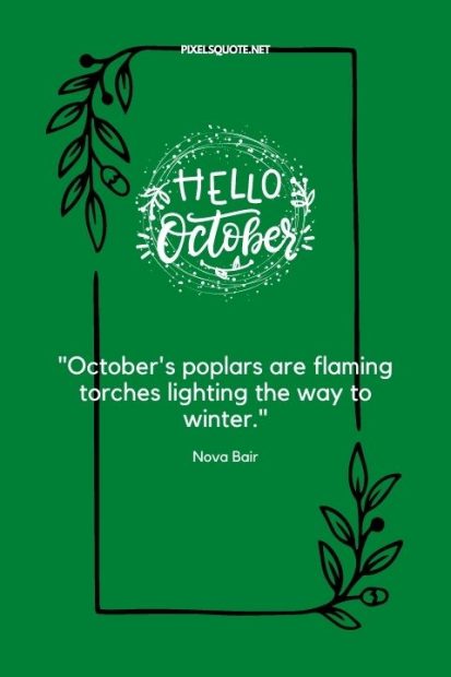 October life quotes.