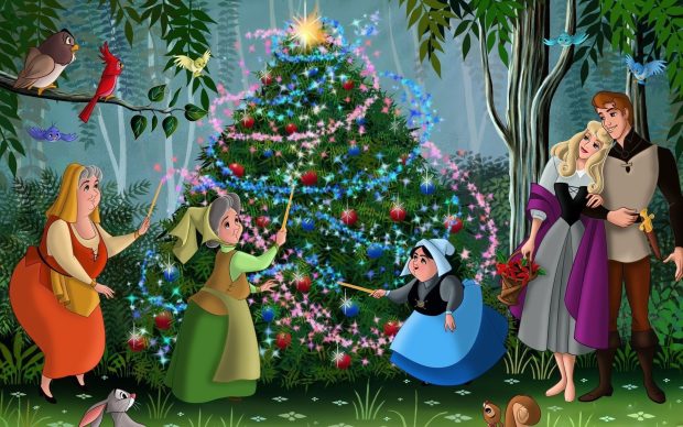 Original Disney Christmas Wallpaper.