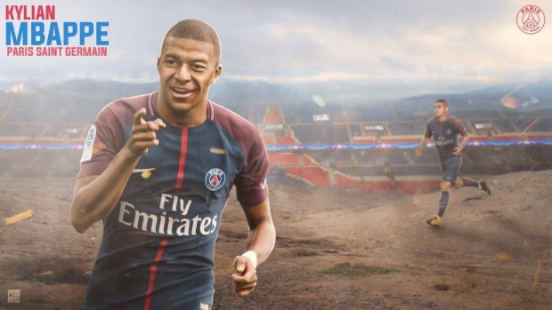 PSG Mbappe Wallpaper for Desktop.