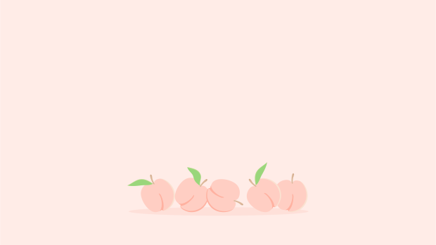 Peach Aesthetic Wallpaper Free Download.