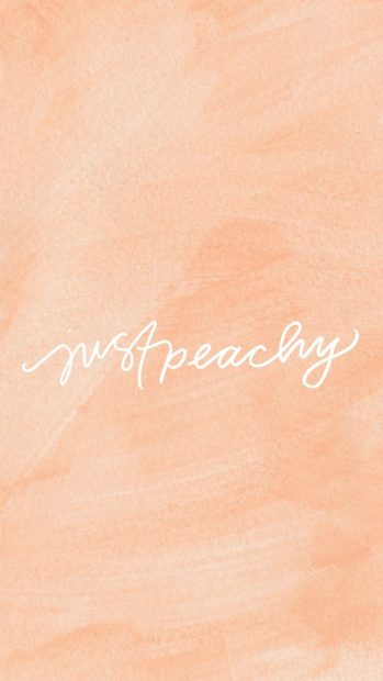 Peach Aesthetic Wallpaper for Android.