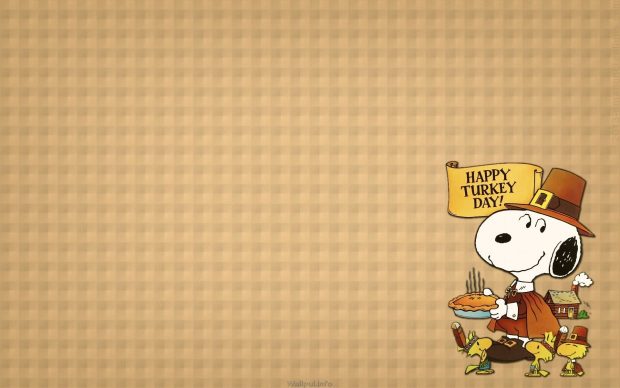 Perfect Cute Anime Thanksgiving Wallpaper Image.