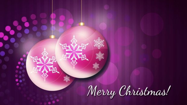 Pink Christmas Background.