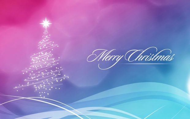 Pink Christmas HD Wallpaper.