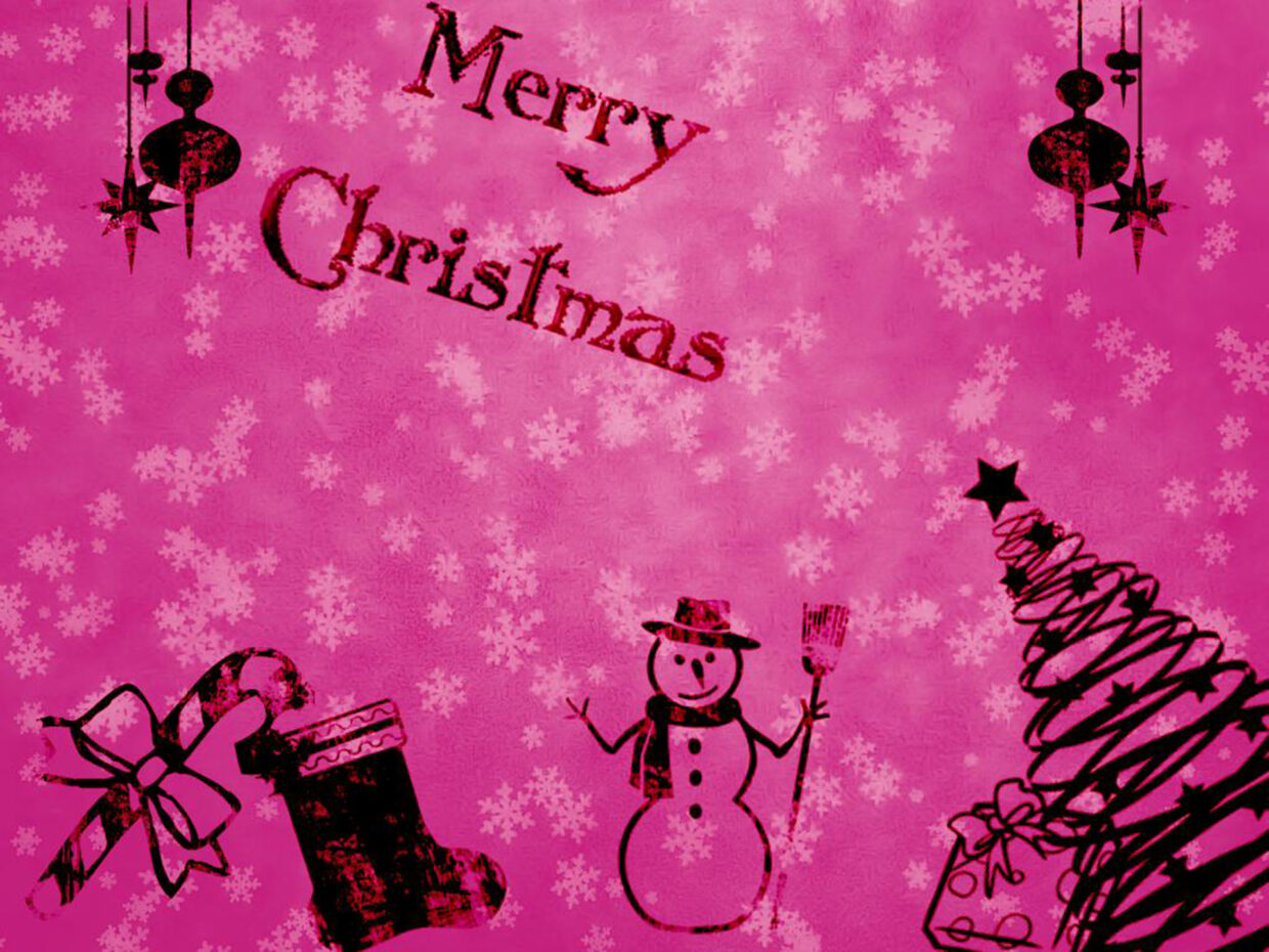 Pink Christmas Wallpapers HD - PixelsTalk