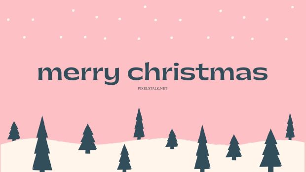 Pink Christmas Wallpaper HD for Desktop.