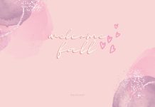 Pink Fall Wallpaper HD Free download.