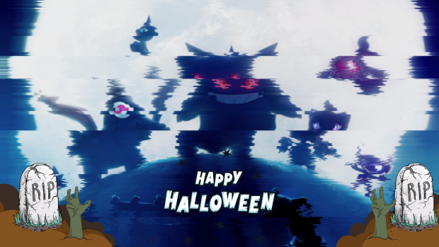Free Download Pokemon Halloween Desktop Wallpaper.